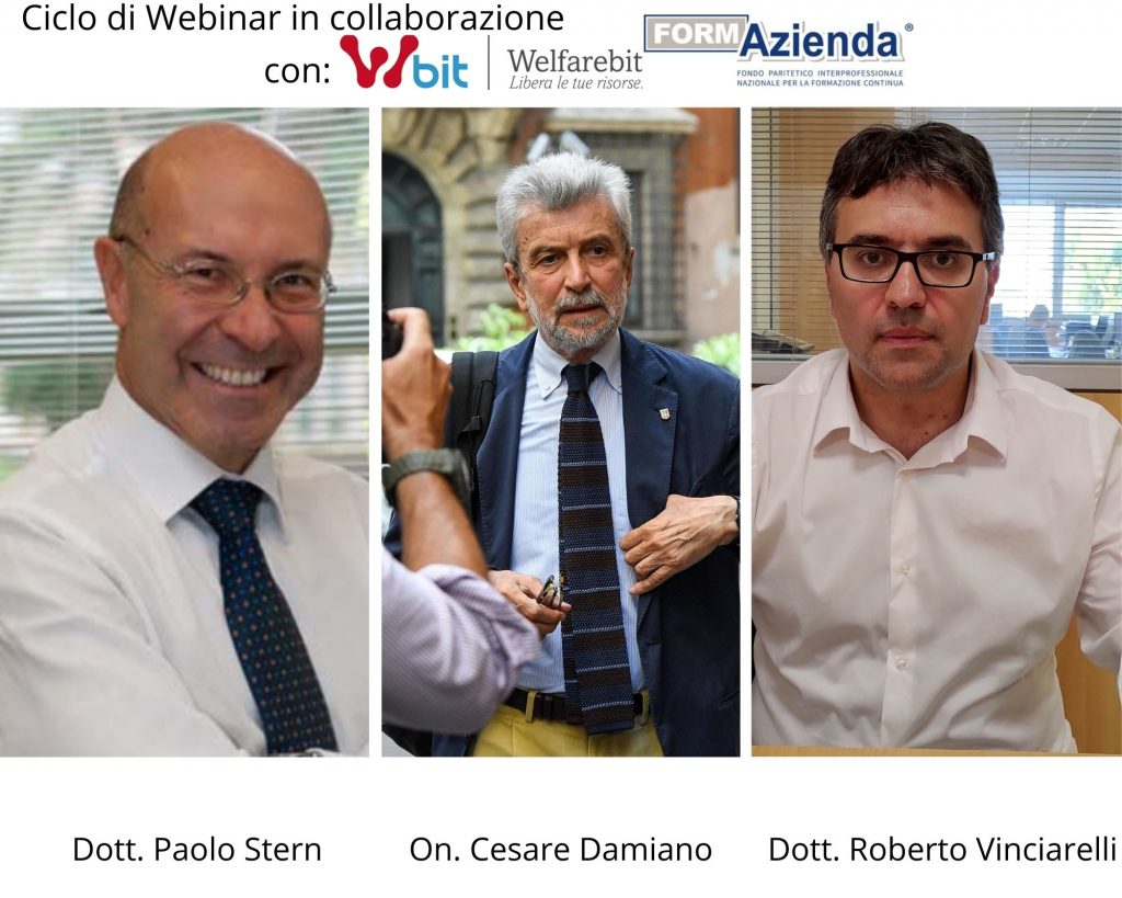 relatori 1 12/11/2020 - 4° WEBINAR Il welfare nobile: previdenza obbligatoria e previdenza complementare