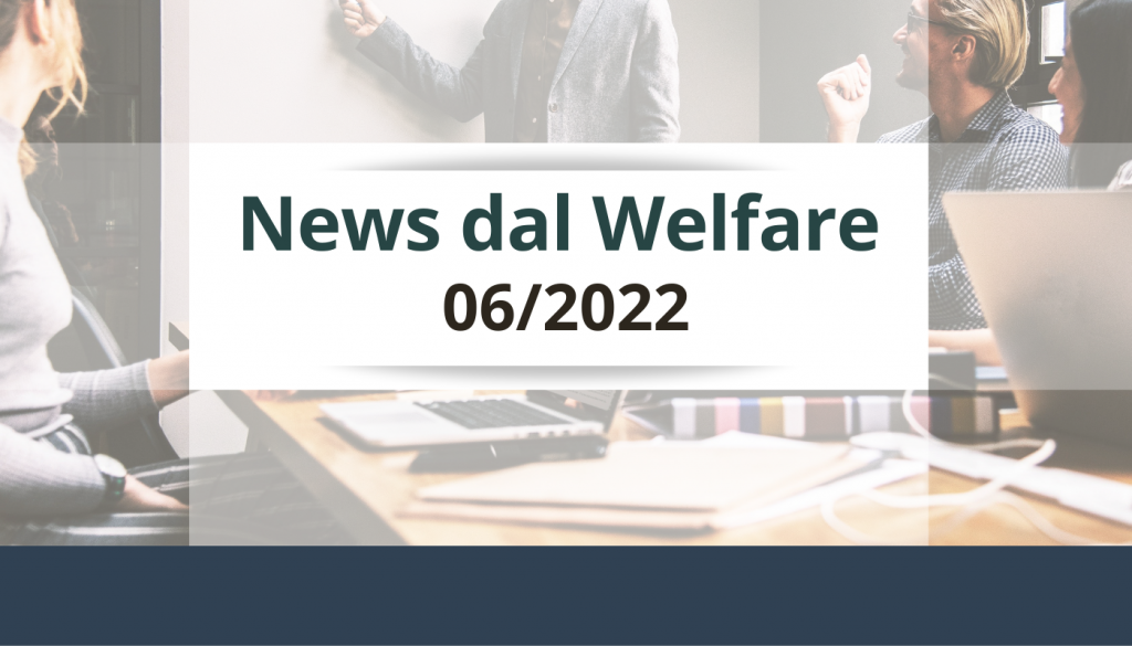News dal Welfare 1 News dal Welfare - 06/2022